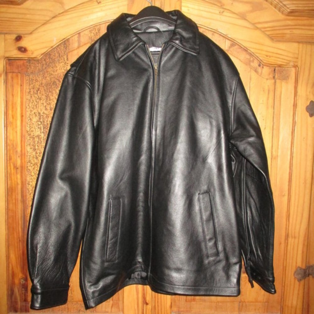 CANYON Outback 100% Leather Heavy Jkt Tag Sz L (Actual 2XL) NWOT